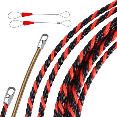 16.4ft/5m Fish Tape Wire Puller  1/6'' PET Flexible Electrical Cable Snake Too...