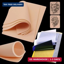 Tattoo Practice Skins 3MM with Transfer Paper - Autdor 35Pcs Thick Fake Skin and