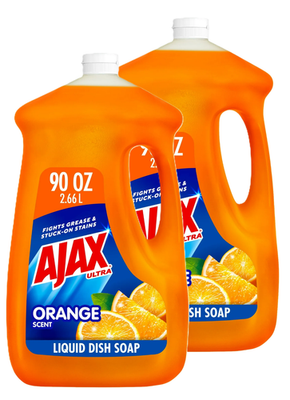 #ad #ad 2pk Ajax Ultra Triple Action Dishwashing Liquid Dish Soap Orange 90 fl oz $15.99