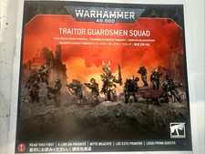 Warhammer 40K Traitor Guardsman Squad 10 Modelle Im Gussrahmen