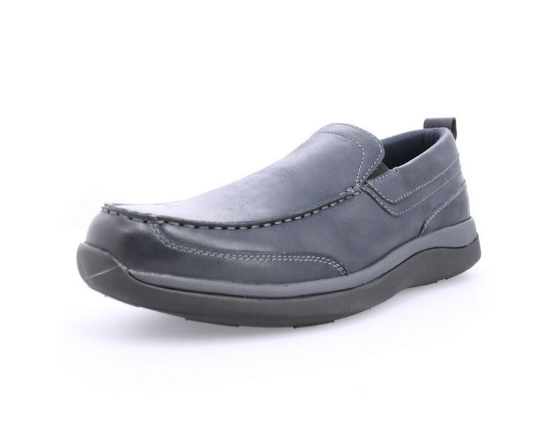 Propet Casual Shoes Mens Preston Slip On Boat 15 XW Navy MCX094LNVY CLEARANCE