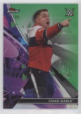 2021 Topps Finest WWE Green Refractor 37/99 Chad Gable #49 0s1o