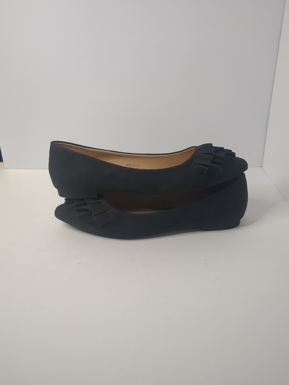 Size 8 Womens- Journee Collection Women Judy Ruffled Ballet Flats