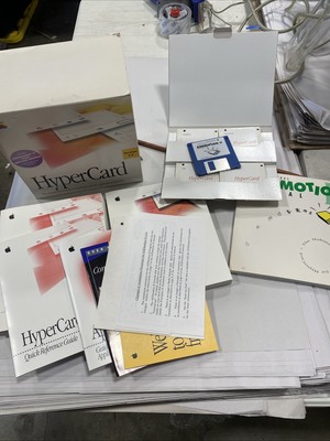 Vintage HyperCard Software Version 2.2 Vintage Apple Soft Ware