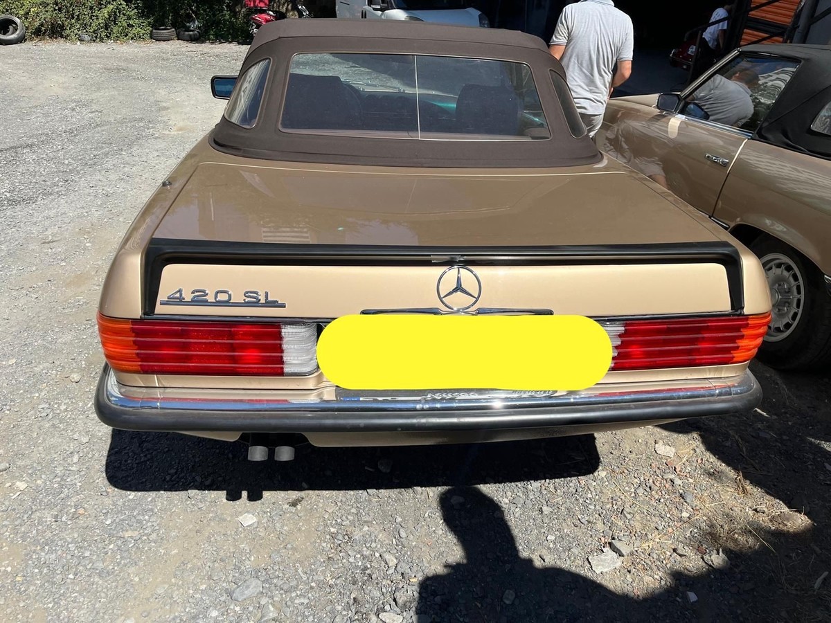 NEW Rear Boot Trunk Spoiler for Mercedes R107 W107 SL SLC 1971 to