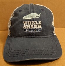 Whale Shark Wheat Gray/Mesh Baseball Hat Cap Adjustable Snapback Atlanta Brewing