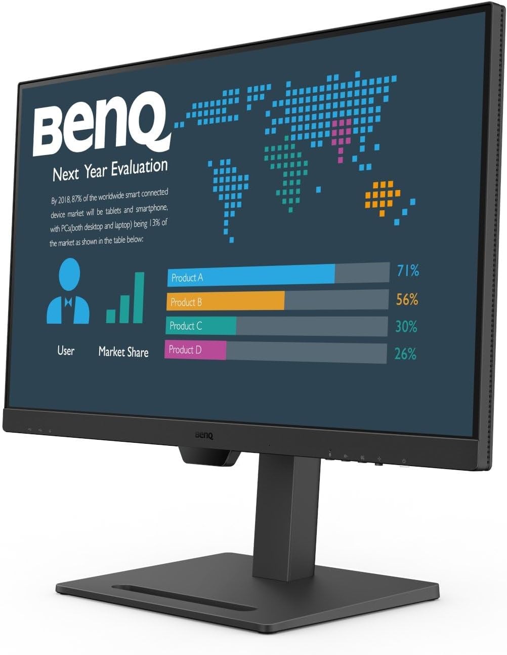 Monitor Benq BL2790QT 27" 2K QHD, 75Hz, 5ms, HDMI y Display Port, sin parpadeo, imagen 4