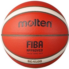 Molten BG4500 Basketball Size 6 Indoor FIBA Approved WBBL Ball Orange Ivory Used
