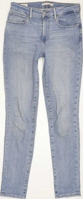 Levi's 721 High Rise  Damen Blau Skinny Stretch Jeans W29 L30 (87876)