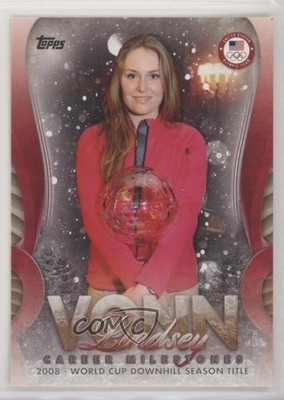 2018 US Olympic & Paralympic Team and Hopefuls Bronze 8/25 Lindsey Vonn 9b4