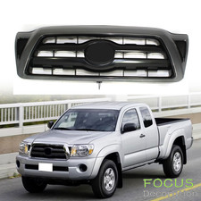 Gloss Black Plastic To1200269 Front Upper Grille For Toyota Tacoma 2005-2011 Gloss Black Plastic To1200269 Front Upper Grille For Toyota Tacoma 2005-2011