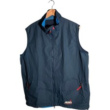 Musto Performance Gilet Men's Size XL Blue Full Zip Sleeveless Sailing Outdoor 