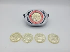 Vintage 1993 Bandai Mighty Morphin Power Rangers Morpher W/ 5 Coins Untested