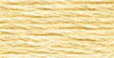 DMC 115 5-677 Pearl Cotton Skein Size 5 27.3yd-Very Light Old Gold
