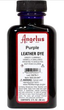 NEW Angelus Leather Dye With Applicator 3 oz PURPLE