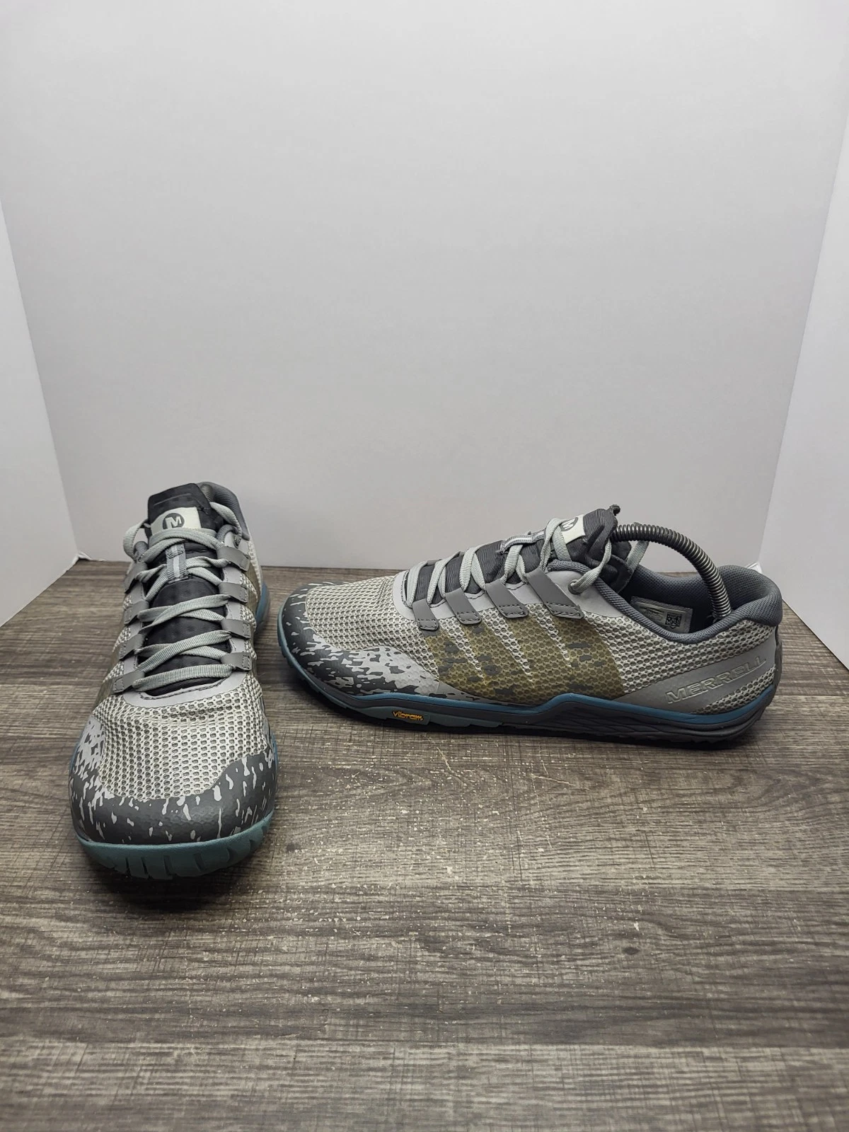 Merrell Womens Trail Glove 5 J52848 Gray Hiking Running Shoes Sneakers Size 11