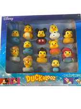 Disney DUCKALOOZ MULTI-SET of 12 Rubber Ducks NIB    by Just Play   Approx 2"H