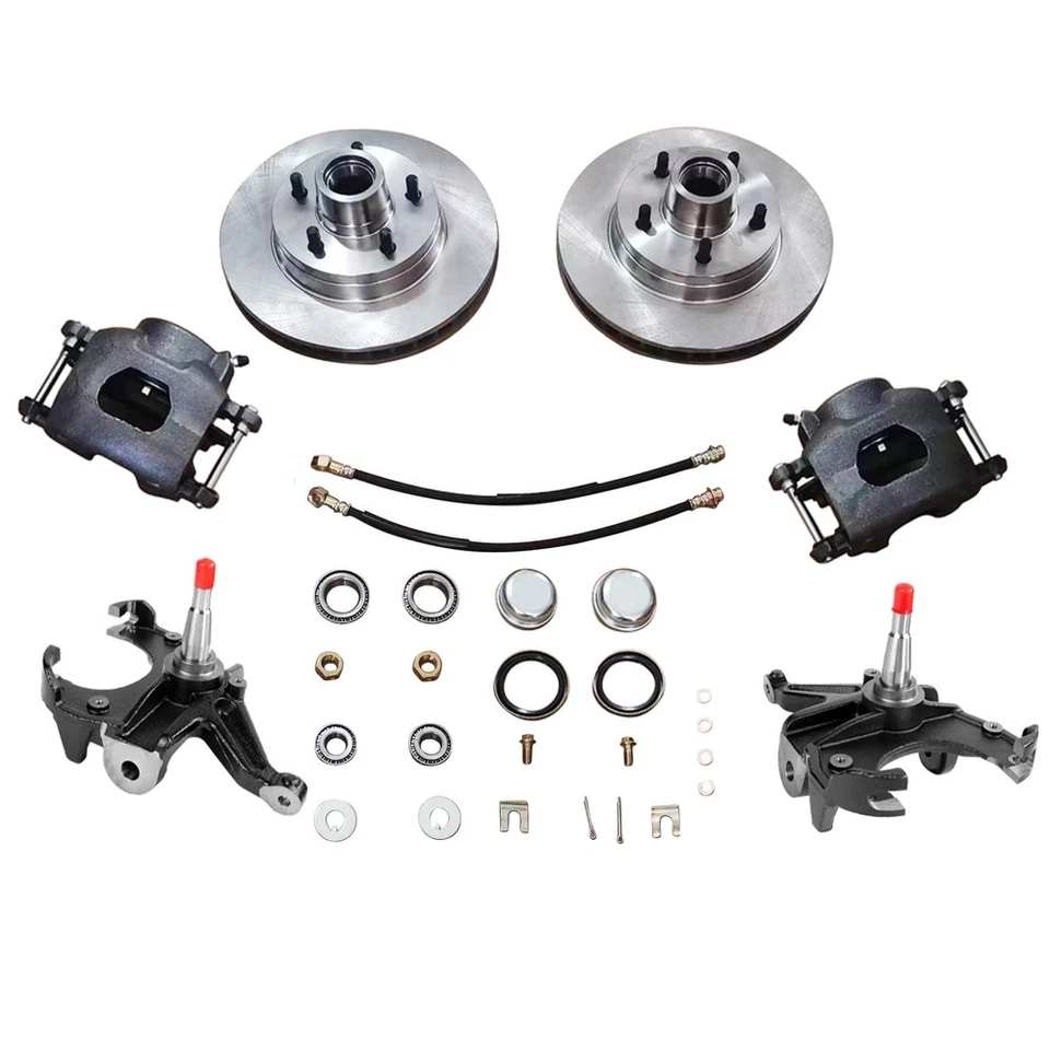 2.5" Front Drop Spindles & Disc Brake Conversion Kit for 1963-1970 Chevy C10 Foto 3 de 4