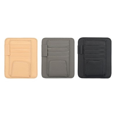 Convenient Auto Sun Visors Eyewear Document Storage Organizers For Frequent Use