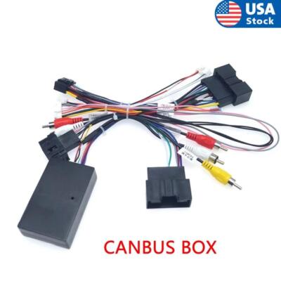 Android Stereo Player Wire Harness With Canbus Box For Ford Focus 2012-2018 USA