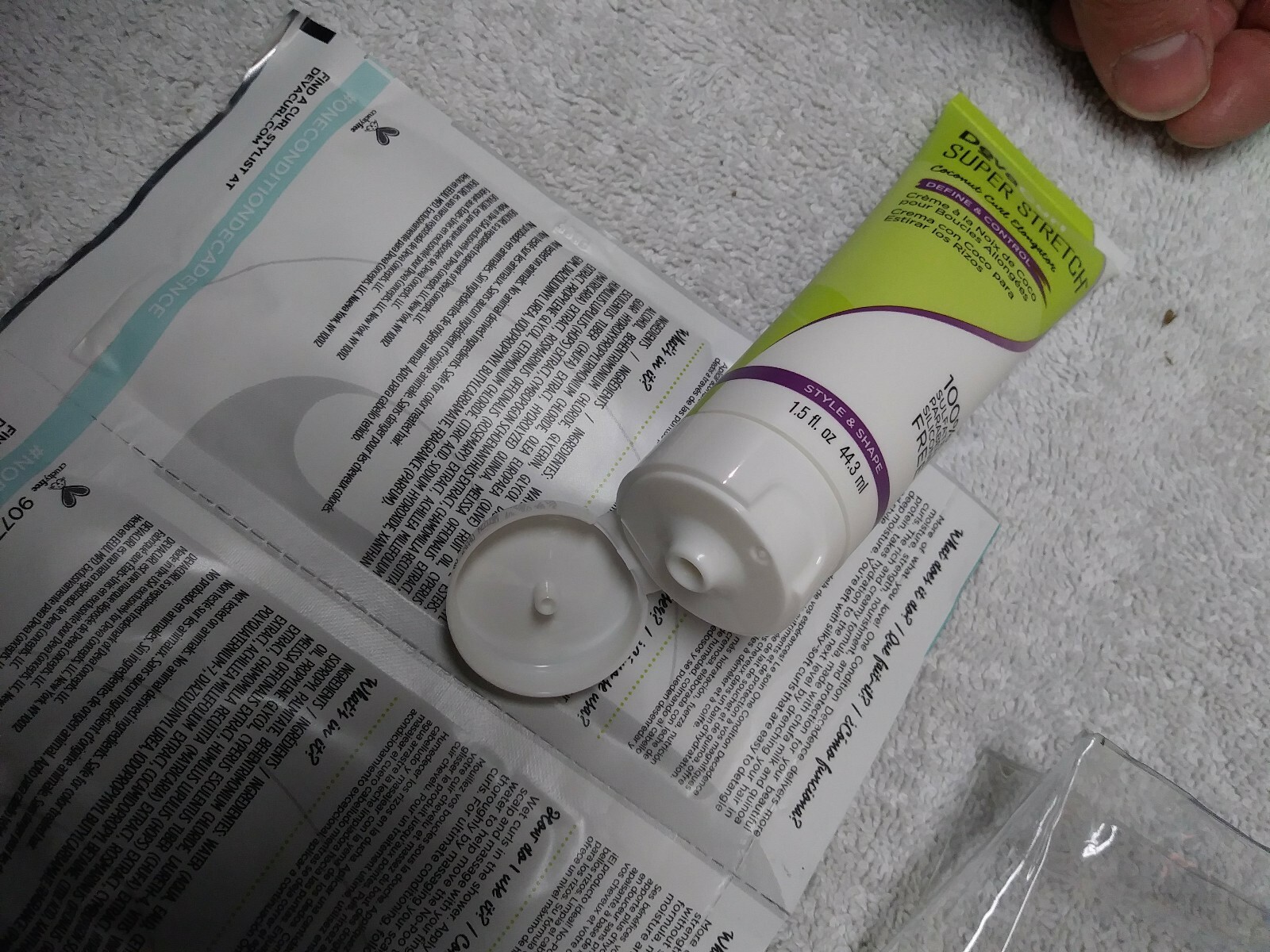 Deva Curl Travel Set Super Stretch Decadence And Deep Sea Repair 1 fl oz.  1.5