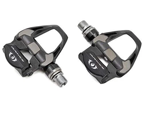 Pédales Vélo Route Look Anatomic PP 256 Carbone - Vintage, Noires, Sans Crampons