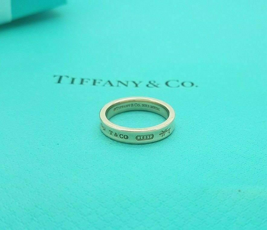 Tiffany & Co Rubedo Narrow Band 1837 Ring size K 1/2 UK or 5 1/2