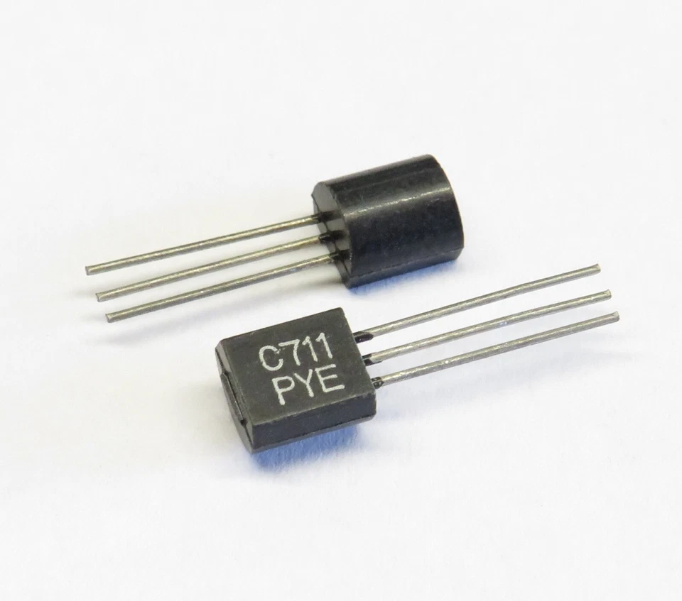 5 Stück 2SC711-E NPN transistor 30V/25V 50mA 200mW 150MHz, Mitsubishi