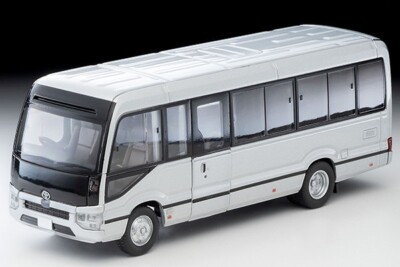 Tomica Limited Vintage NEO LV-N294a Toyota Coaster EX Silver bus 1