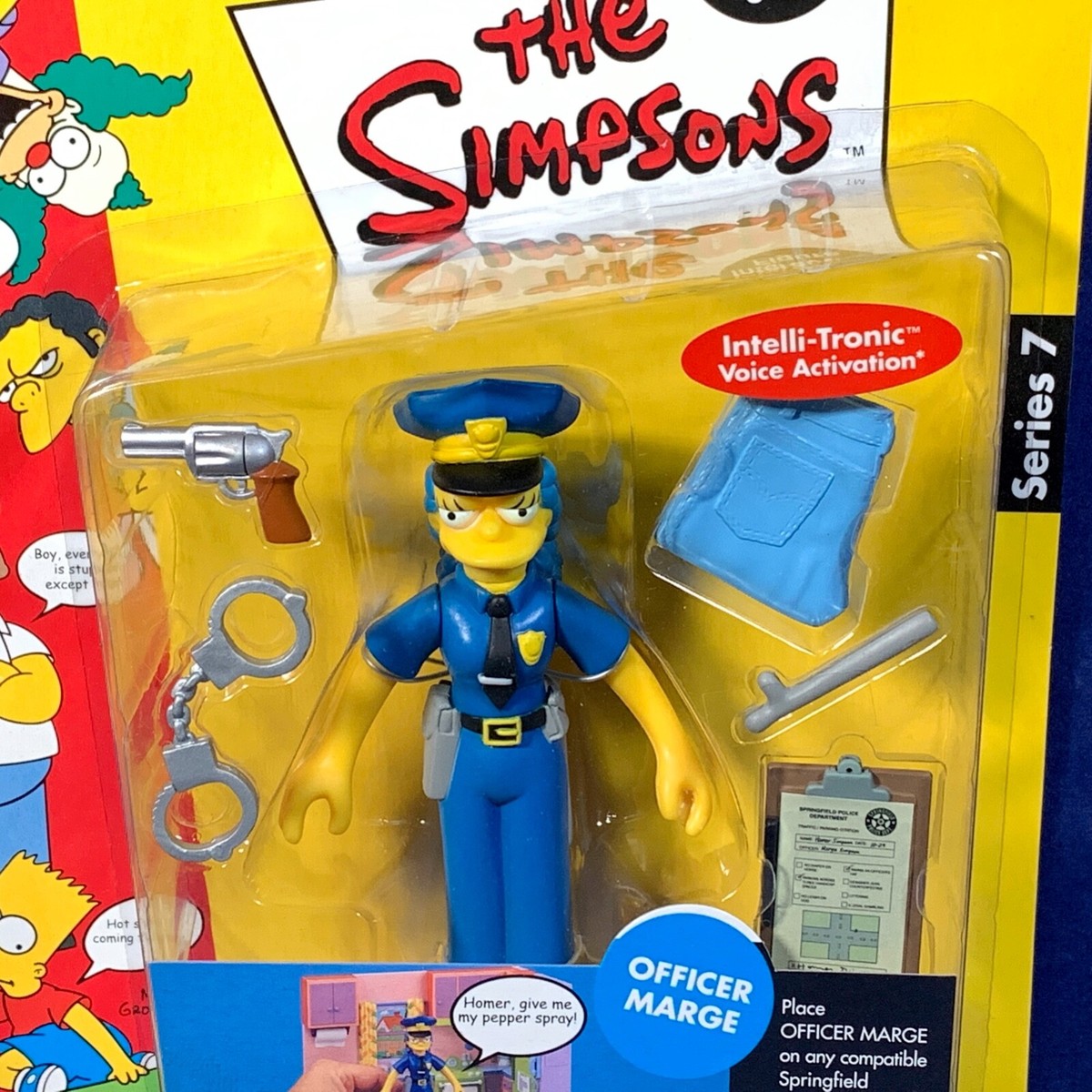 OFFICER MARGE SIMPSON Simpsons Playmates WOS SERIES 7 Action