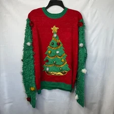 33 Degrees Ugly Christmas Sweater Christmas Tree Size XL Men / Women