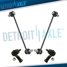 Front Outer Tie Rods + Sway Bars for 2008-2019 Mitsubishi Lancer Outlander Sport
