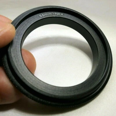 55mm Macro Close-Up Reverse Lens Adapter Ring For Sony E-Mount ILCE camera α6300