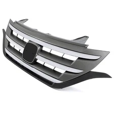 For 2012-2014 Honda CRV CR-V Front Bumper Grille Hood Upper Grill w/Chrome Trim