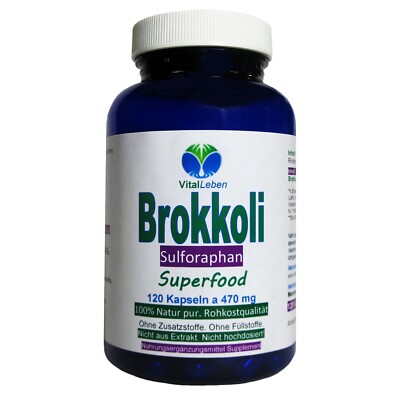 Brokkoli Broccoli 120 Kapseln ohne Zusatzstoffe Natur Pur. 26820-120