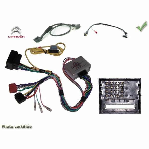 Commande au volant pour Citroën C3 Picasso 2009- résout la perte des radars de recul d'origine
