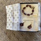 Jewelry Set Splendid Iris necklace and earrings new