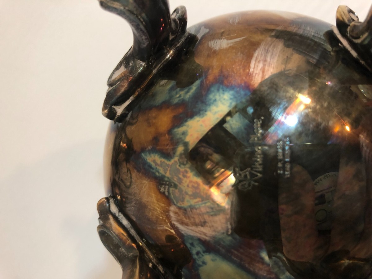 Viking Plate Silver Plate EP Brass Tea & Coffee Service - 4 piece