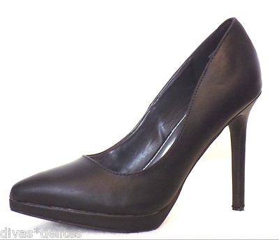 $59.99  Report Tashi  Platform Pumps  Black   Size: 9.5