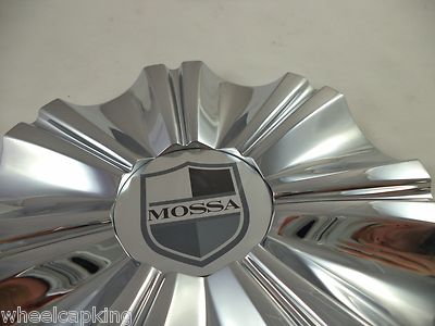 Mossa Wheels Chrome Custom Wheel Center Caps # 749-RWD /MS-CAP