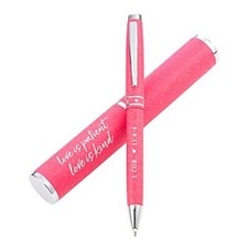 Love Is Patient Pink Stylish Classic Pen in Matching Gift Case-1 Corinthians