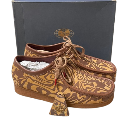 Clarks Originals Wu Wear Wallabee WW Lo Wu-Tang Clan Brown US10