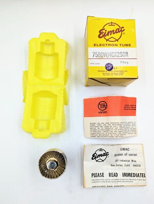 Tube électronique Vintage Eimac 5D22/4-250A - Occasion Mais Fonctionnel - Pour Radio HF