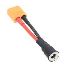 DC Power 5.5x2.1mm Female metal Socket to XT60 Male Plug cable 14AWG 5CM Leads