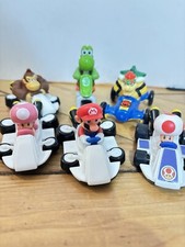 6-Nintendo Super Mario Kart Yoshi Kong Toad 2022 McDonalds Racers Cake Topper