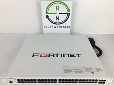 Fortinet FS-248E-FPOE 48x GE RJ45  4x GE SFP ports FPOE switch UNCLAIMED