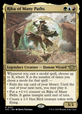 MTG Riku of Many Paths (227/441) Outlaws of Thunder Junction LP