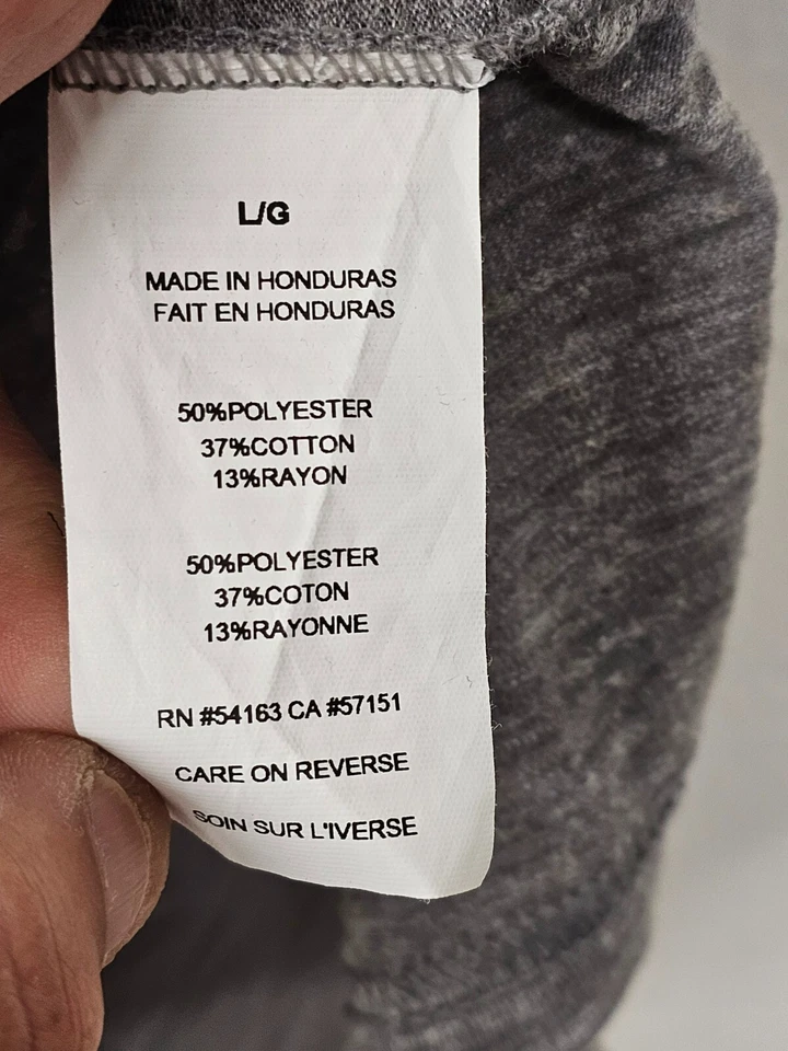 Женская футболка Kevin Harvick No4 с V-образным вырезом гоночная серая красная состаренная графика NASCAR - Изображение 4 из 4