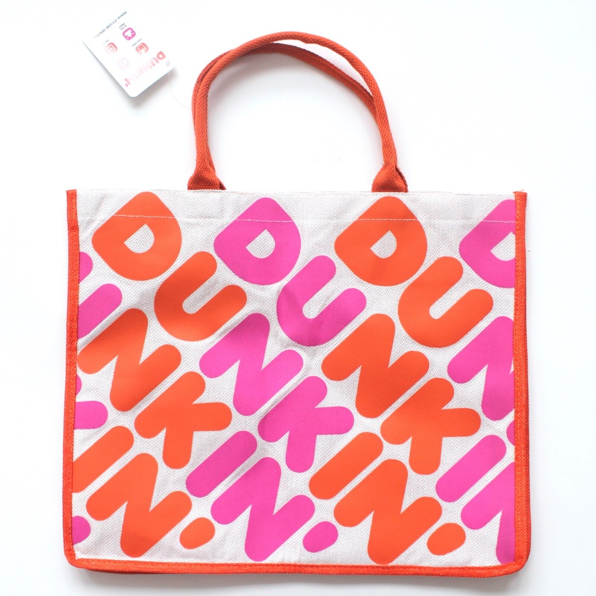 【PORTERNA】Dunkin mini net tote bag Dunkin Donuts Limited Edition 2019 Tote Beach Bag Coffee
