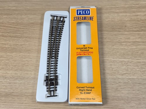 PECO Streamline Spur N SL-E386F - Handweiche Rechts - Neu - OVP